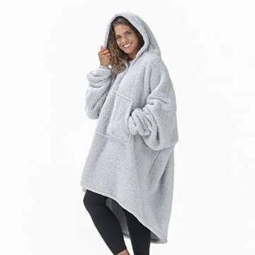 THE COMFY Teddy Bear Quarter-Zip | Cozy Wearable Blanket Gift