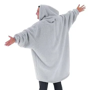 THE COMFY Teddy Bear Quarter-Zip | Cozy Wearable Blanket Gift