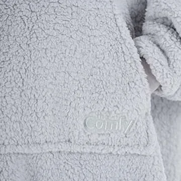 THE COMFY Teddy Bear Quarter-Zip | Cozy Wearable Blanket Gift