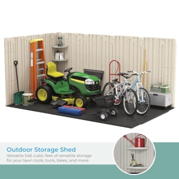 Suncast 8x10 Heavy-Duty Resin Tremont Storage Shed