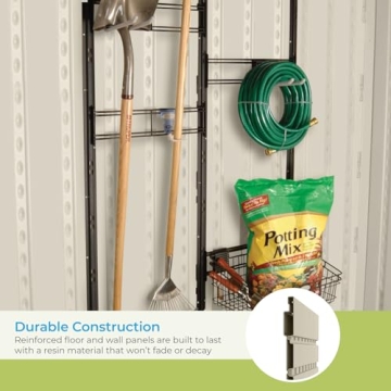 Suncast 8x10 Heavy-Duty Resin Tremont Storage Shed