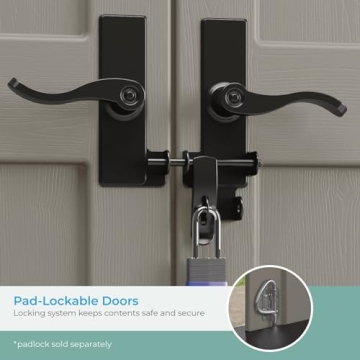 Suncast 8x10 Heavy-Duty Resin Tremont Storage Shed