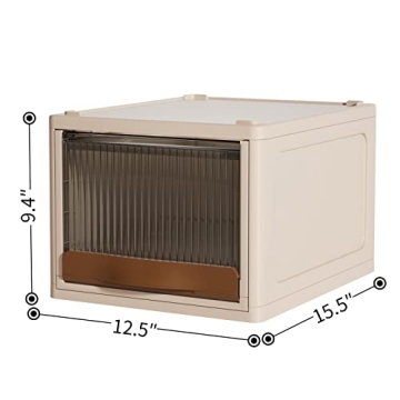 HAIXIN Storage Drawers - Stylish & Stackable Organizer