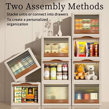 HAIXIN Storage Drawers - Stylish & Stackable Organizer