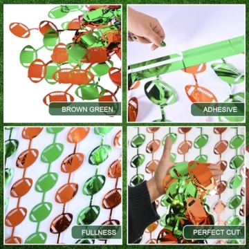 LOLStar Foil Fringe Curtains for Ultimate Football Parties