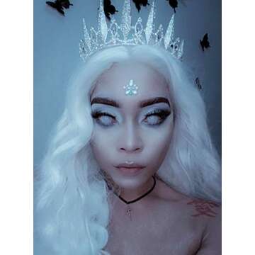 SWEETV Baroque Wedding Tiara for Women - Sparkling Silver Pageant Crown