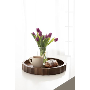 Elegant Kate and Laurel Lissi 15 Inch Decorative Tray