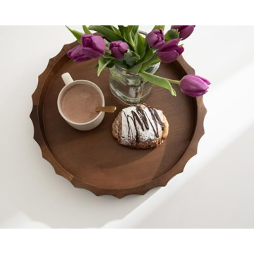 Elegant Kate and Laurel Lissi 15 Inch Decorative Tray