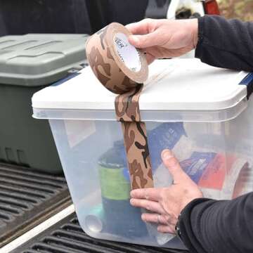 Gaffer Power Camouflage Tape, Premium Grade Gaffer Tape Desert Tan Camo Tape - Made in The USA, 2 Inch X 25 Yards, Heavy Duty Gaffer's Tape, Non-Reflective, Water Resistant.