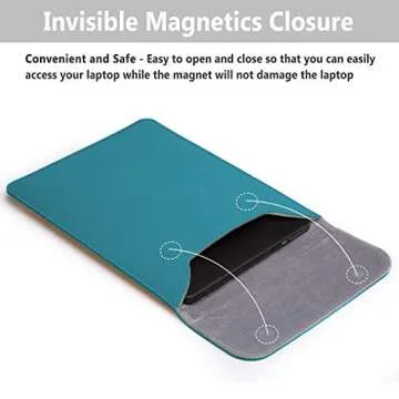 HYZUO Laptop Sleeve for MacBook Pro 15-16 Inch - Deep Teal