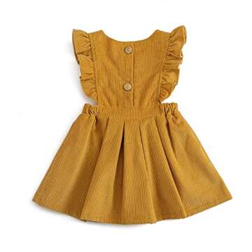 Simplee kids Toddler Girl Casual Dress for Spring Girls Skrit with Pocket