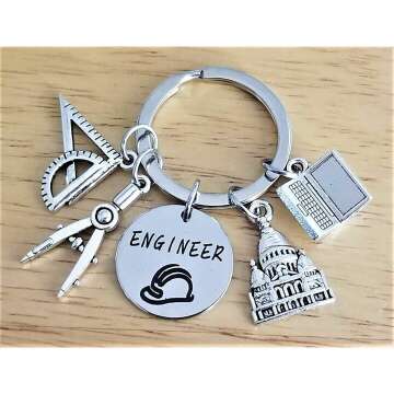 Engineer Keychain - Perfect Gift for Engineers