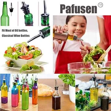 Pafusen 12 Pack Liquor Pour Spouts with Dust Caps