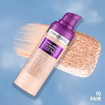 Covergirl Simply Ageless Skin Perfector Essence Foundation, 10 Fair, Tinted Skin Perfector, Skincare...