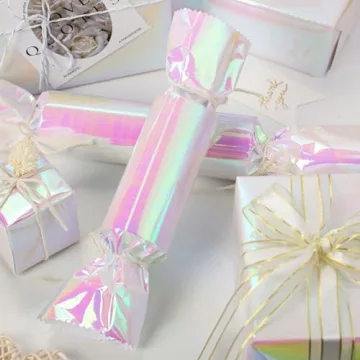Pink Ombre Foil Wrapping Paper Roll - 46.8 sq.ft. Premium Quality
