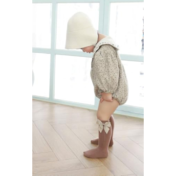 CHUNG Knee Height Toddler Stockings with Bowknot