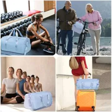 MABROUC Women's Duffle Bag for Gym, Travel & Dance