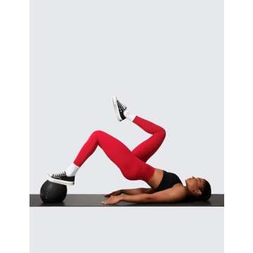 CRZ YOGA Womens Butterlift High Waisted Workout Leggings 25" - Pilates Gym Athletic Yoga Pants Buttery Soft Red Chili Small