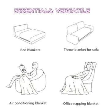 50" x 60" Bed Throw Blanket, Bow Pattern Throw Blanket for Home Decor and Gift, Microfiber Blanket Bow Blanket Plush Bedding, Soft Cozy Fluffy Throw Blankets for Couch, Sofa (E)