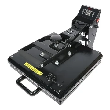 PowerPress Heat Press Machine - 15x15 Inch Professional T-Shirt Printer