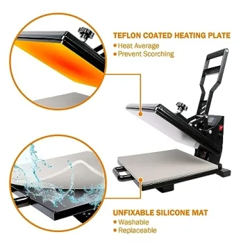PowerPress 15x15 Heat Press Machine for Custom Apparel