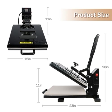 PowerPress 15x15 Heat Press Machine for Custom Apparel