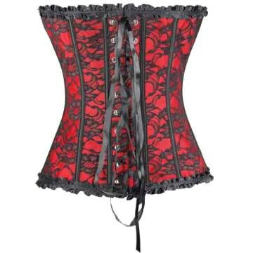 Imilan Women Embroidery Blue Corset Set for Lingerie