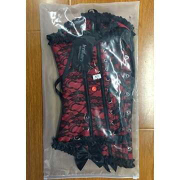 Imilan Women Embroidery Blue Corset Set for Lingerie