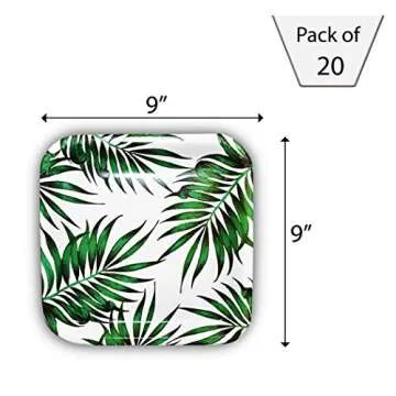 Biodegradable Palm Leaf Plates - Perfect for Any Occasion