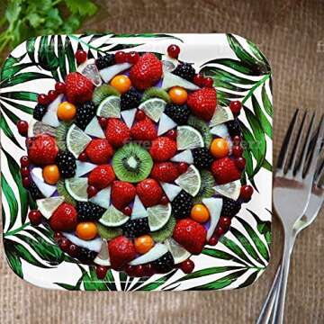 Biodegradable Palm Leaf Plates - Perfect for Any Occasion