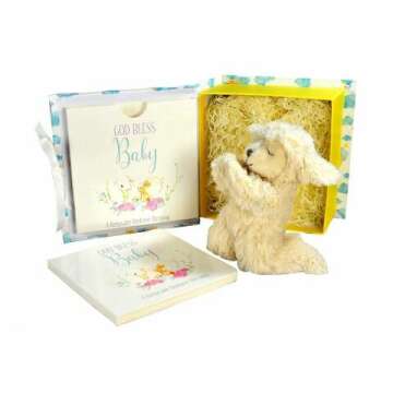 Baby Gift Set: Musical Lamb & Prayer Book in Box