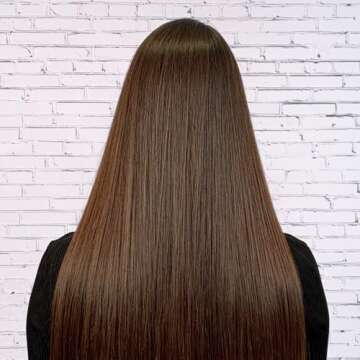 RUSK Designer Collection Thermal Flat Iron Spray with Argan Oil, Micro-Fine Spray, Eliminates Frizz, Leaves Hair Smooth and Sleek, 8 fl. oz.