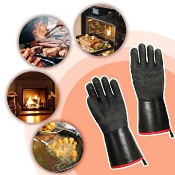 Schwer BBQ Gloves 932℉ Waterproof Heat Resistant Grilling
