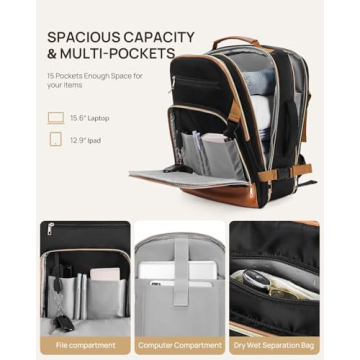 Stylish Telena Travel Backpack for Women with Multiple Compartments