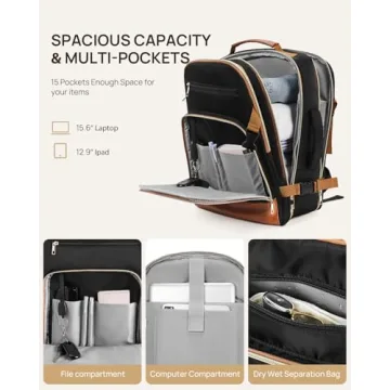 Stylish Telena Travel Backpack for Women with Multiple Compartments