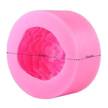 Fewo 3D Peony Flower Silicone Molds for Easy Crafting