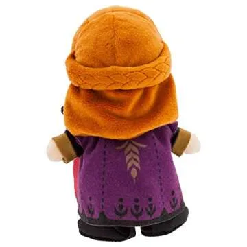 Disney Store Official Anna nuiMOs Plushie - Soft Plush, Magnetic Hands, Poseable, 6 Inches