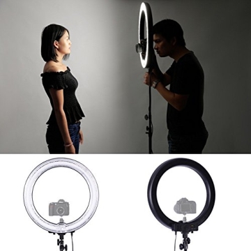 Neewer 75W Dimmable Ring Light Kit for YouTube Video