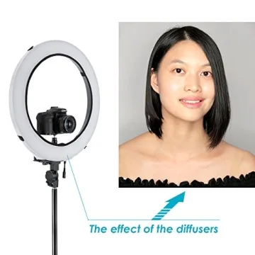 Neewer 75W Dimmable Ring Light Kit for YouTube Video