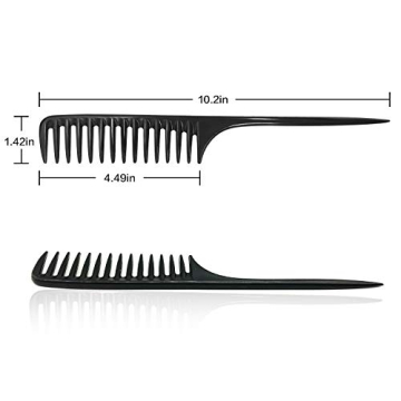 Wapodeai Wide Tooth Comb for Detangling and Styling