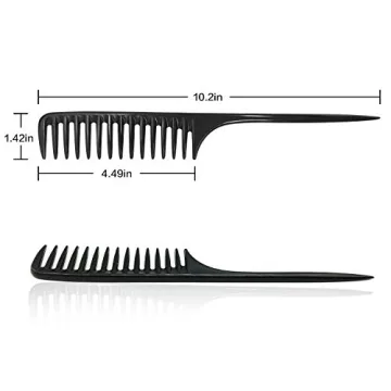 Wapodeai Wide Tooth Comb for Detangling and Styling