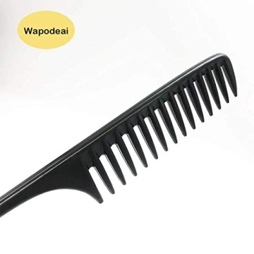Wapodeai Wide Tooth Comb for Detangling and Styling