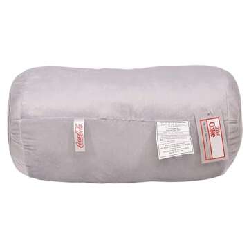 Mark Feldstein & Associates Coca Cola Diet Coke Can Classic Gray Embroidered Plush Throw Pillow, 13 in