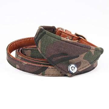 Fourhorse Dog Collar and Leash Set for Small Dogs & Cats