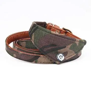 Fourhorse Dog Collar and Leash Set for Small Dogs & Cats