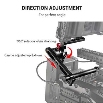 SMALLRIG EVF Mount Kit with NATO Rail and Tilt Adjustments