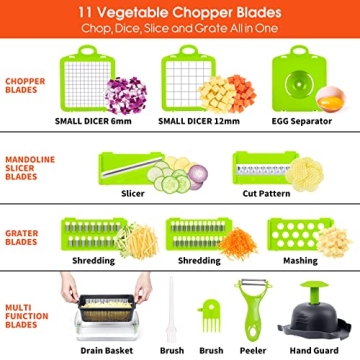 14-in-1 Multifunctional Vegetable Chopper