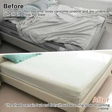 Lock Sheet Holders Set for All Mattress Sizes - 4 Pack