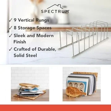 Spectrum Euro Kitchen Organizer for Stylish Storage Solutions