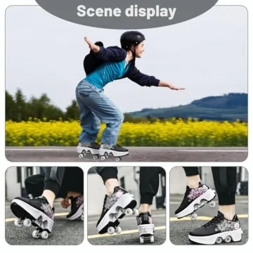 MLyzhe Women’s Retractable Roller Skates for Outdoor Fun